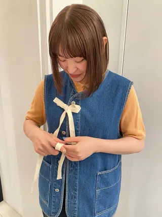 ショート カラー riria/ボブ /ブラウンカラー🎀のヘアスタイル