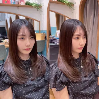 ロング 韓国レイヤー 🧸🤍ちずみのヘアスタイル