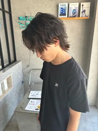 ショート メンズ 長谷川 湧のヘアスタイル