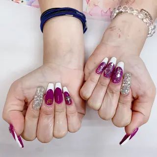 ロング 💜MIYA nail川崎店のネイルデザイン