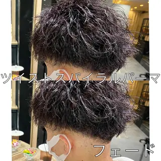 ミディアム パーマ メンズ Dxxxx III所属・女性目線の大人 メンズ*Ayakaのヘアスタイル