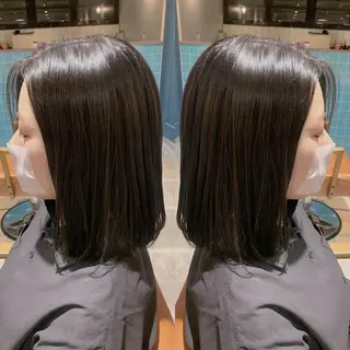 ミディアム カラー 韓国🇰🇷 ✂︎hair 内田愛のヘアスタイル