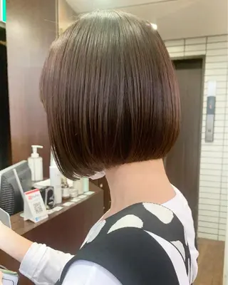 ショート 縮毛矯正/ショート/ レイヤー/畑中正敏のヘアスタイル