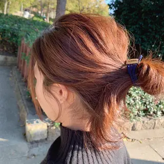 ミディアム ヘアアレンジ yuka .のヘアスタイル