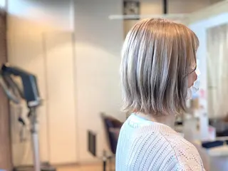 ショート カラー hair &eye LAWE.店長のヘアスタイル