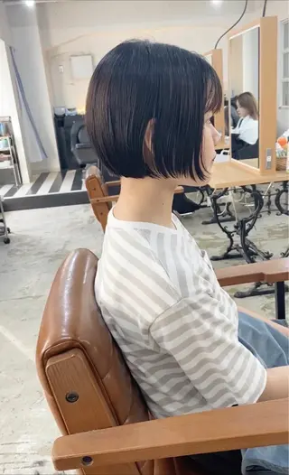 ショート ショートヘア、ボブ こやさん　コヤマのヘアスタイル