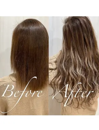 ロング カラー エクステ/ブリーチ 緑地公園店長浦岡のヘアスタイル