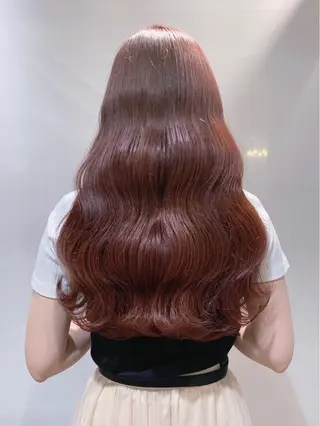 ロング カラー ヘアアレンジ As hair所属・柔らか垢抜けｶﾗｰと ｶｯﾄ🫧ASUKAのヘアスタイル