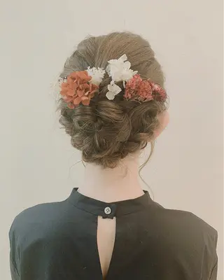 ヘアアレンジ naf ふせのヘアスタイル