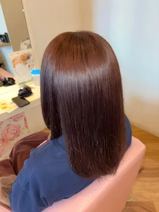 セミロング 横山 水空のヘアスタイル