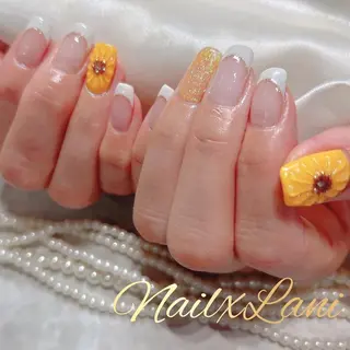 ネイル ネイル クロス ラニ 深爪矯正もお任せのネイルデザイン