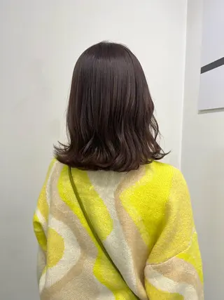 ミディアム カラー 似合わせヘア🫶🏻 つきいてるみのヘアスタイル