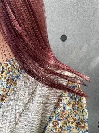 セミロング カラー 【arc】Ruri コテ巻き風パーマのヘアスタイル