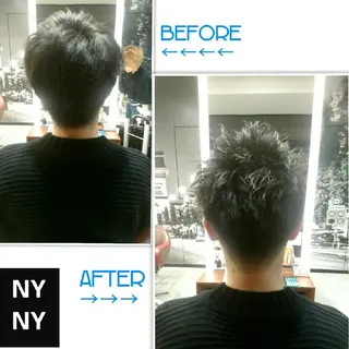 メンズ ブリーチ/ヘアケア/ 艶髪/イギチハルのヘアスタイル