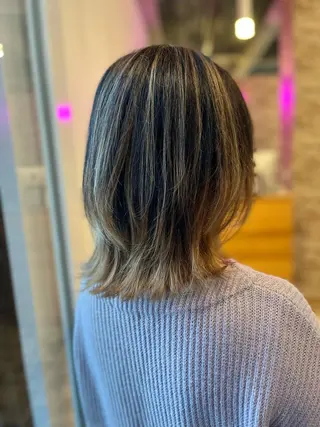 ミディアム カラー カラー#ブリーチ⭐️ STAR☆RIVERのヘアスタイル