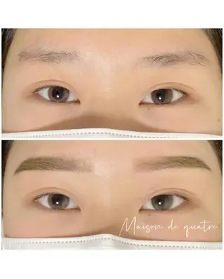 アイブロウ Maison de quatreのマツエク・マツパデザイン
