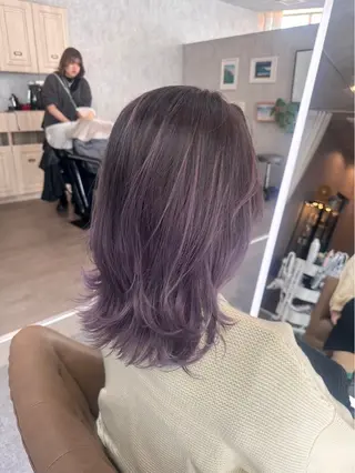 ミディアム カラー Atmos sunny terrace所属・Kyota 野田美容師のヘアスタイル