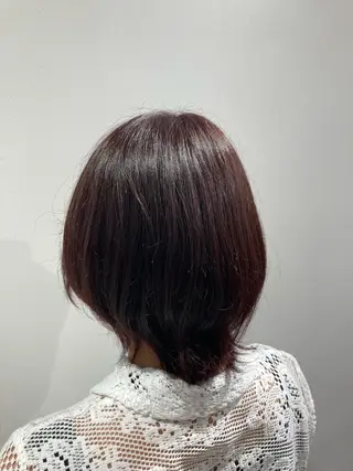 ショート カラー 透明感カラー 板橋　島村美咲のヘアスタイル