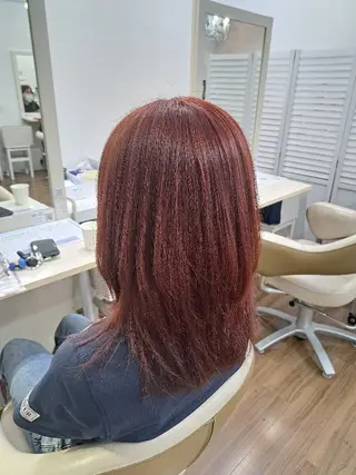 セミロング カラー GLOSS❤︎ Harunaのヘアスタイル