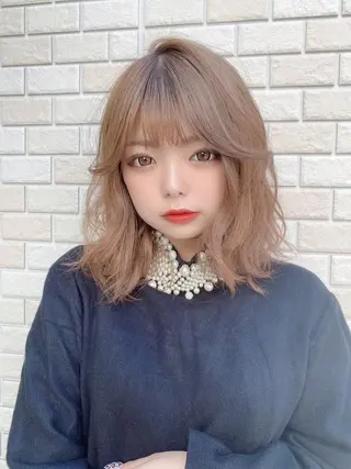 ミディアム 代表山口ひな 髪質改善のプロのヘアスタイル