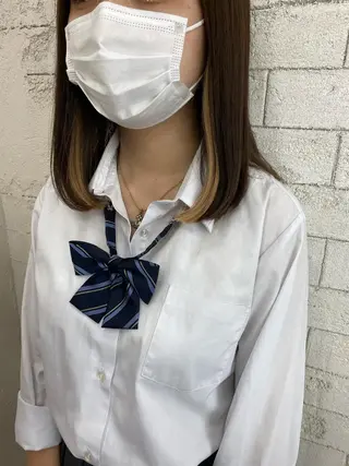 ミディアム Eleanor立川北口所属・🦋YUI 髪質改善 ブリーチ　着付け🦋のヘアスタイル