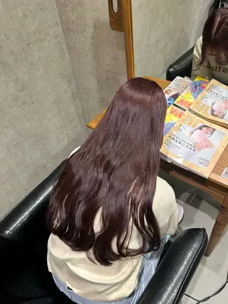 ロング カラー suri-ru hair【スリールヘアー】所属・FURUSAWA AOIのヘアスタイル