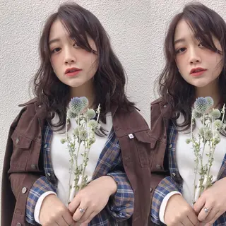 セミロング カラー ✨似合うのその先へ✨ 田中延和のヘアスタイル