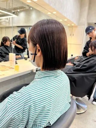 ショート 池袋/似合わせ/縮毛 髪質改善【ugen】のヘアスタイル