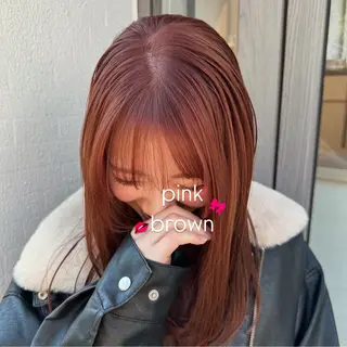 セミロング カラー Ops hair 大橋駅前店所属・カラーモデル♡縮毛矯 正モデル募集/コハルのヘアスタイル