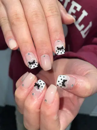 ネイル GO TODAY 吉祥寺Glint所属・うの 韓国ﾈｲﾙ໒꒱⋆⭒˚のネイルデザイン
