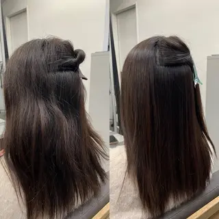 ロング 絶対綺麗な暖色カラー 🎯あります✨増渕✨のヘアスタイル