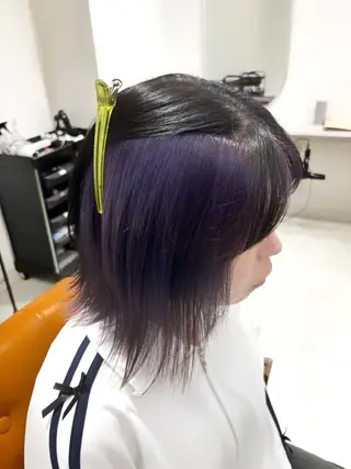 ショート カラー ヘアアレンジ 艶髪/髪質改善/ 松村きさらのヘアスタイル