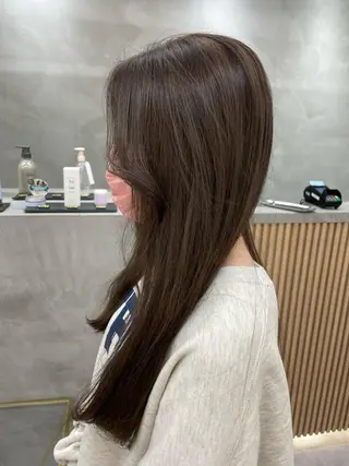 ロング レイヤー縮毛矯正 ささきすずね💗のヘアスタイル