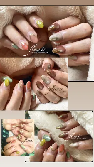 ネイル フルリール 【プライベートサロンのネイルデザイン