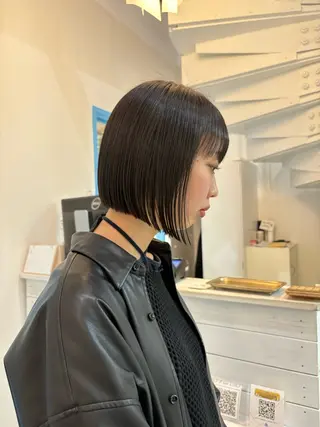 ショート カラー ボブ／ミニボブ／ akaneのヘアスタイル