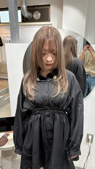 ミディアム ボブ/レイヤー /河内温太のヘアスタイル