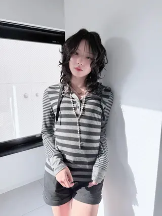 ミディアム 五島 拓海のヘアスタイル