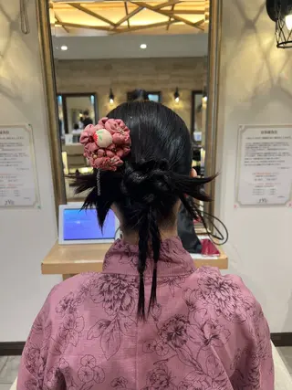 セミロング LONESS GINZA所属・FUJIIKANON /ケア‪透明感カラーのヘアスタイル