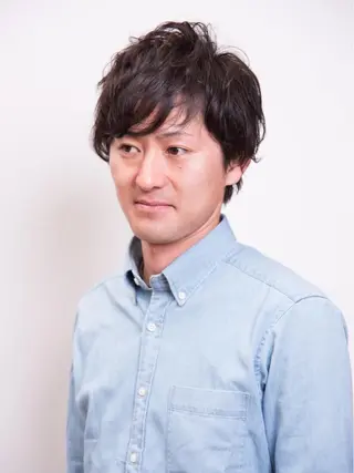 ショート パーマ メンズ 梅澤 由衣のヘアスタイル