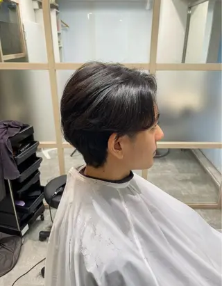 ショート レイヤー/メンズ トモヤのヘアスタイル