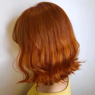 ミディアム しもかわ かほのヘアスタイル