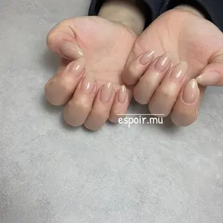 セミロング ネイル espoir. muのネイルデザイン