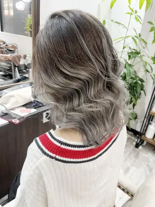 ショート カラー ヘアアレンジ Belle hair Design青野大貴のヘアスタイル