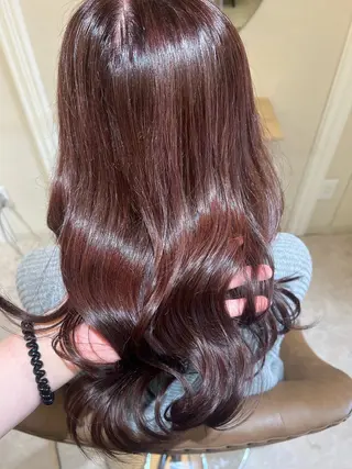 セミロング FILM by lucia所属・MIKU カットモデル募集のヘアスタイル