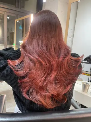 ロング カラー BLend所属・艶カラーリスト/ 渋谷/TAKERUのヘアスタイル