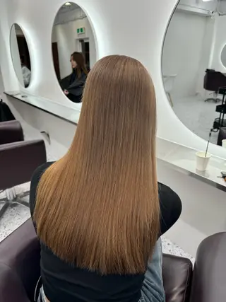 ロング カラー ベージュ透明感カラー 🫧AYUMI🫧のヘアスタイル