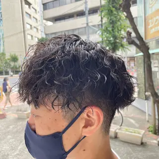 パーマ メンズ 鈴木 拓斗のヘアスタイル