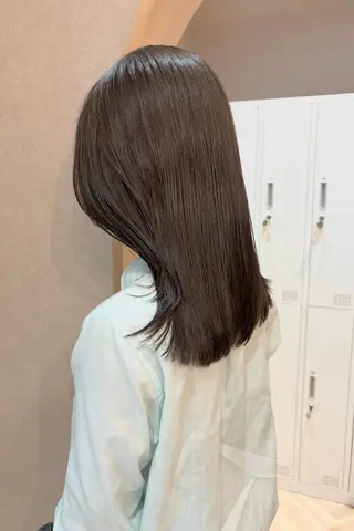 ミディアム 似合わせ/ベージュ /レイヤー/りほ🤍のヘアスタイル