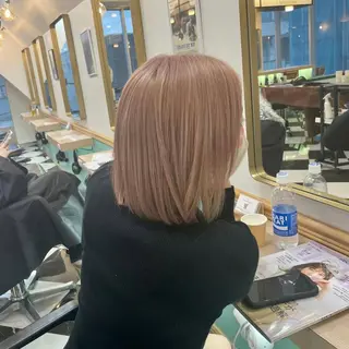 セミロング カラー GO TODAY SHAiRE SALON 原宿本店所属・ボブ/レイヤー/ ハッシュカット/河内のヘアスタイル