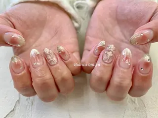 ネイル Bianca大宮 katoᕱ⑅ᕱﾞのネイルデザイン